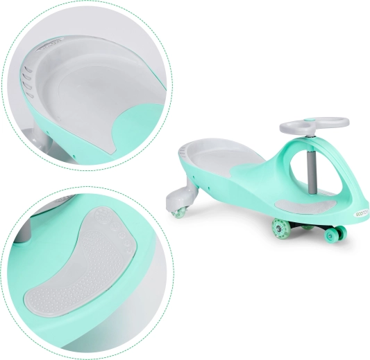 Αθόρυβοι λαστιχένιοι τροχοί και εργονομία για άνεση