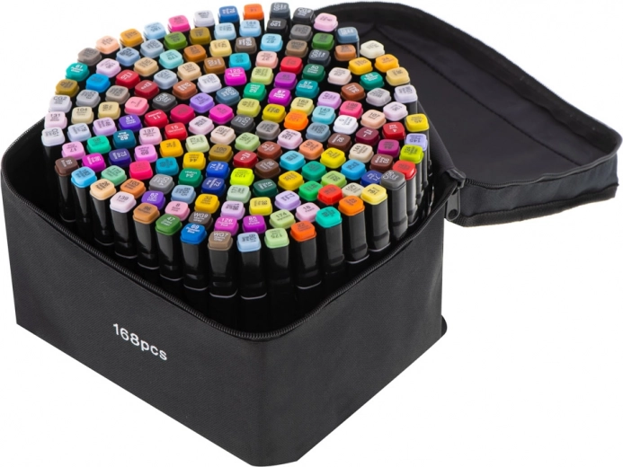 168 έντονες αποχρώσεις σε φορητή θήκη