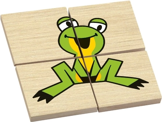 Μεγάλα και ασφαλή κομμάτια 4 × 4 × 0,6 cm