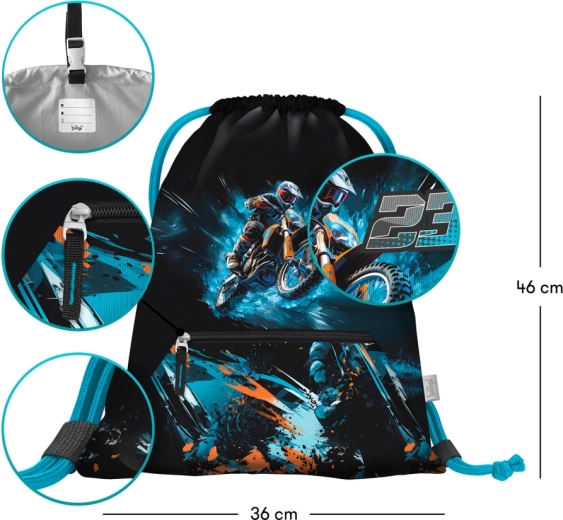 Πρακτική μπροστινή τσέπη με φερμουάρ