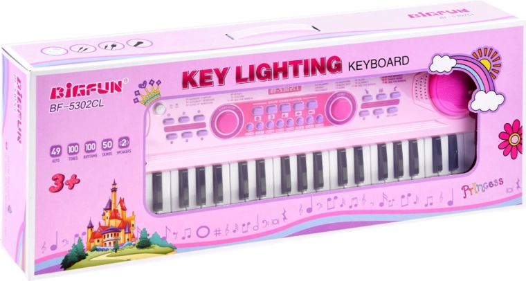 Φωτιζόμενα πλήκτρα για εύκολη εκμάθηση