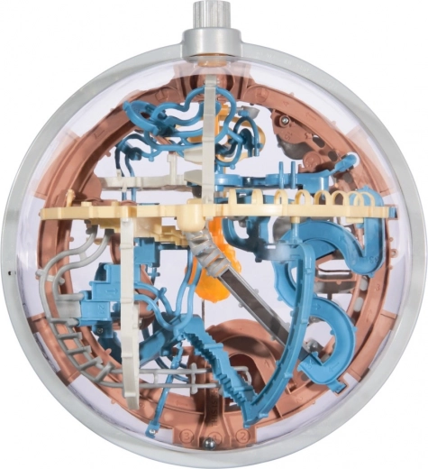 Διάφανη 3D σφαίρα με σύνθετη διαδρομή