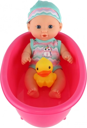 Ελαφριά πλαστική μπανιέρα με παπάκι