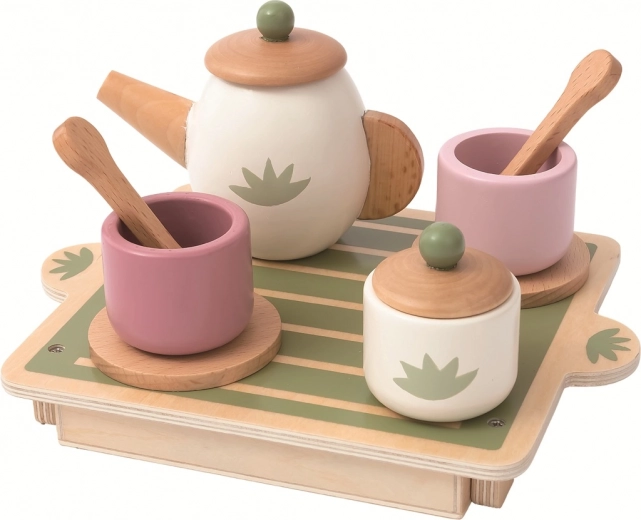 Λείο ξύλο και παστέλ χρώματα