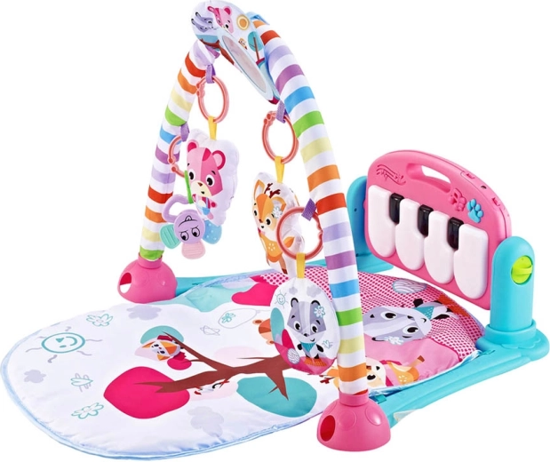 4 σε 1: ξάπλωμα, tummy time, καθιστό και μουσικός πίνακας