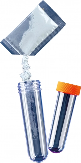 Πρακτικό ανακάτεμα σε δοκιμαστικούς σωλήνες