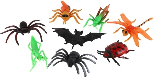 Πολύχρωμο και ποικιλόμορφο σετ εντόμων