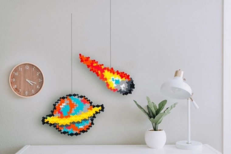 Κομψή διαστημική διακόσμηση για το δωμάτιο