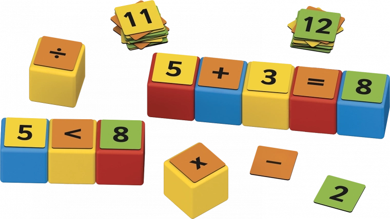 Μαθηματικά με παιχνίδι: πράξεις με κλιπ και κύβους
