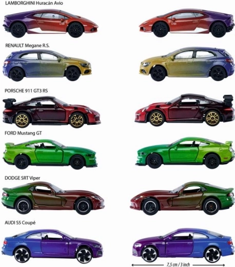 Έξι εμβληματικά μοντέλα σε διάφορα χρώματα