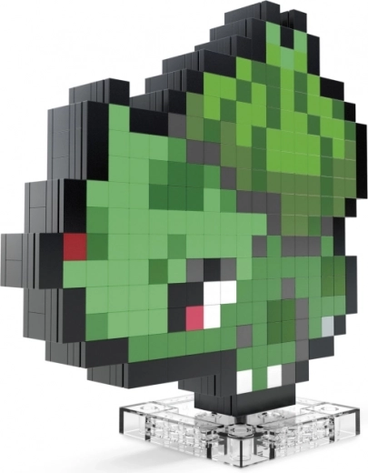 Pixel φιγούρα BULBASAUR με ρετρό εμφάνιση