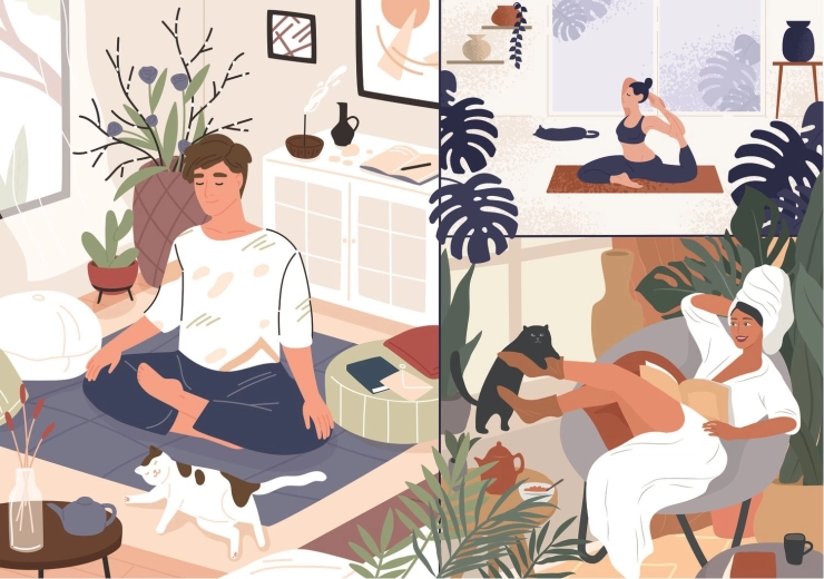 Χαλάρωση και mindfulness στο σπίτι