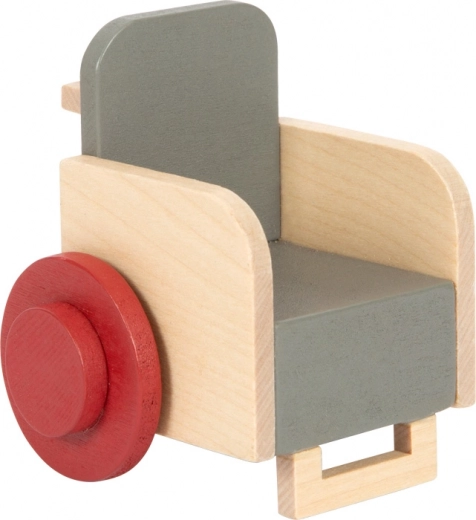 Εξολοκλήρου ξύλινο αναπηρικό αμαξίδιο