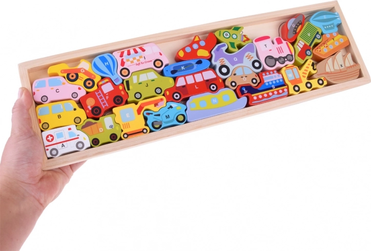 Ανθεκτικά ξύλινα κομμάτια για δημιουργικό παιχνίδι