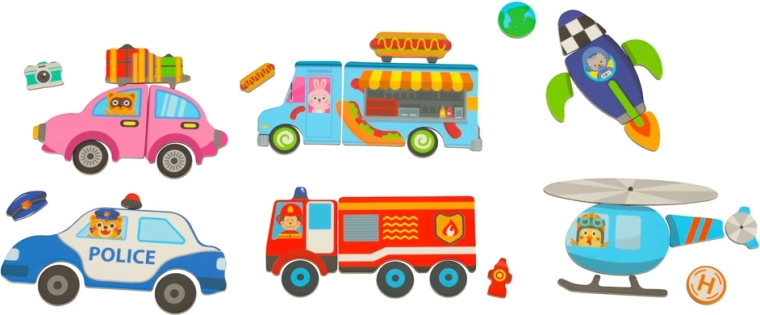 66 μαγνητικά κομμάτια για ατελείωτη συναρμολόγηση