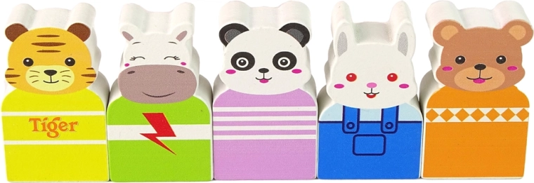 Αριθμημένες γόνδολες και φιγούρες ζώων