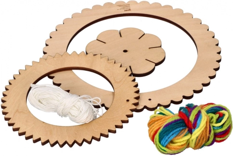 Στιβαρά ξύλινα τελάρα για όμορφα ομοιόμορφη ύφανση