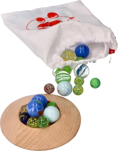 Πολύχρωμες γυάλινες μπίλιες