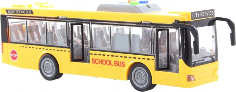 Ρεαλιστικές λεπτομέρειες σχολικού λεωφορείου