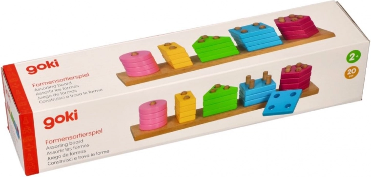 Συμπαγές ξύλο και ασφαλής κατασκευή GOKI