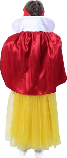 Αποσπώμενη κόκκινη κάπα με λευκό γιακά