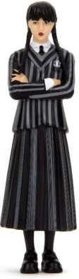 φιγούρα της wednesday addams στη συσκευασία