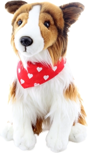 Στιλάτο μαντίλι με μοτίβο καρδιών