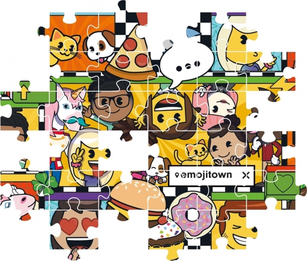Παιχνιδιάρικο μοτίβο γεμάτο Emoji