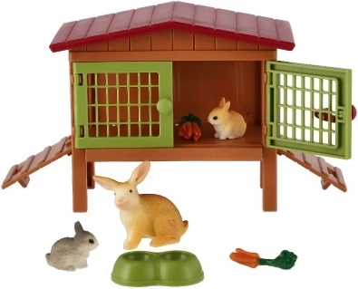 Διαδραστικό πλαστικό κουνελοστάσιο