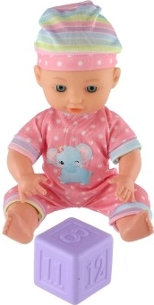 Ροζ συνολάκι και χαριτωμένη εμφάνιση