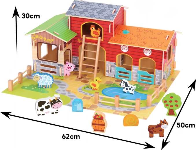 Γενναιόδωρες διαστάσεις για άνετο παιχνίδι