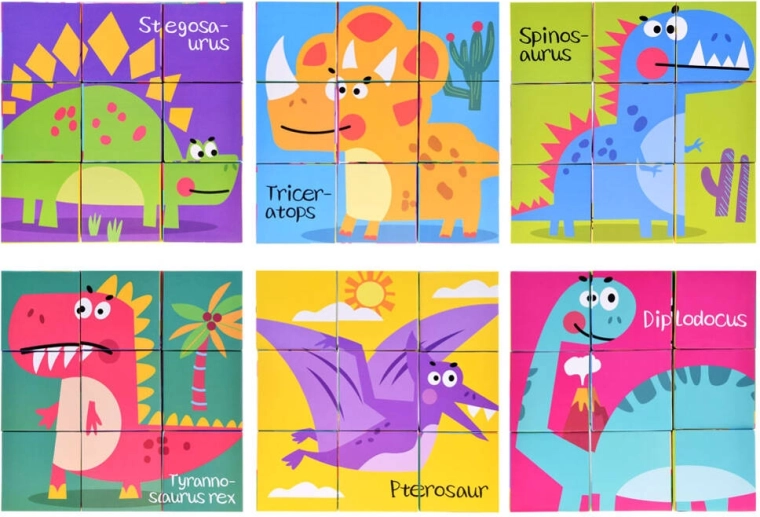 Εκπαιδευτικό παζλ με δεινοσαύρους