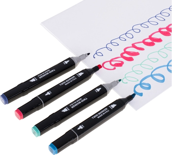 24 έντονα χρώματα για ομαλό blending