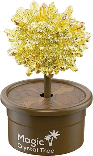 Οπτικά συναρπαστικό χρυσό κρυσταλλικό δέντρο