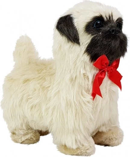 Αντιδρά στο άγγιγμα: γαβγίζει και κουνάει την ουρά