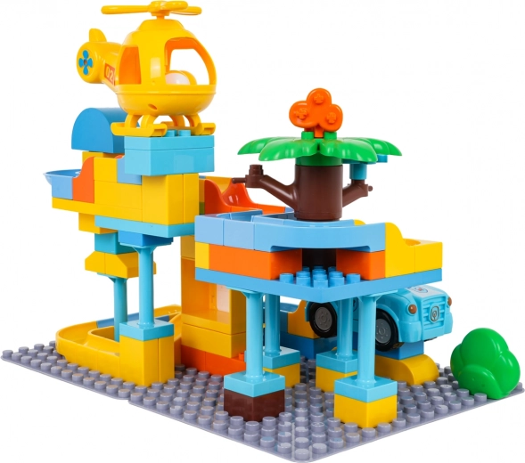 Ελικόπτερο και αμαξάκι με ανοίγματα για μπαλάκια