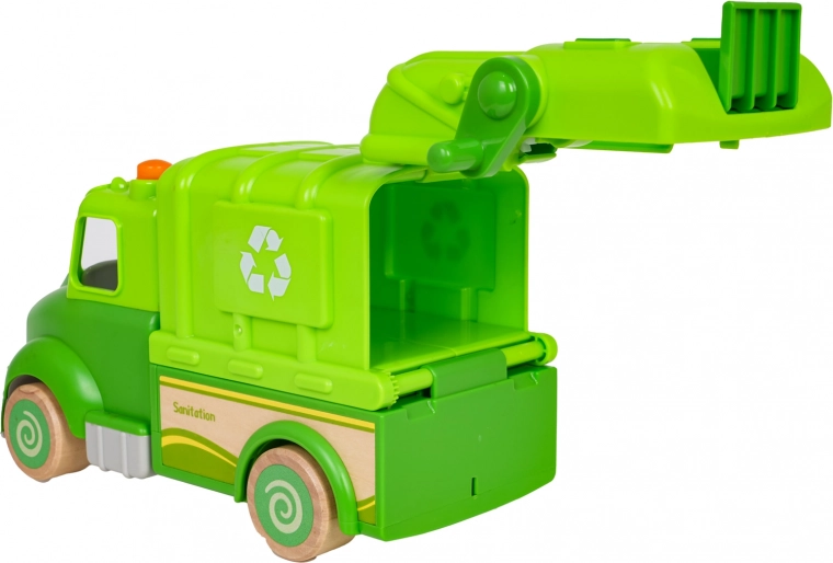 Λειτουργικός ανυψωτήρας και ανακλινόμενο κοντέινερ