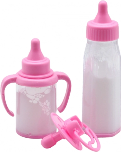 Ροζ πιπίλα και μπιμπερό