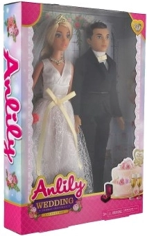 Γαμήλιο ζευγάρι έτοιμο για παιχνίδι