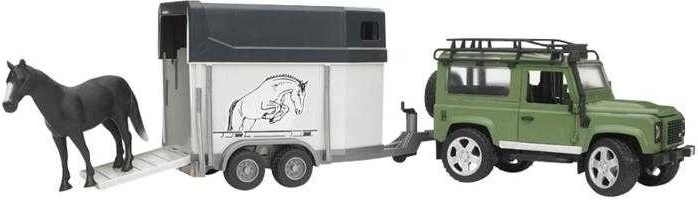 Ρυμουλκούμενο για άλογα με πίσω ράμπα