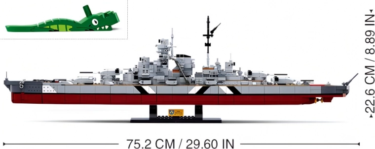 Εντυπωσιακές διαστάσεις και κλίμακα 1:350