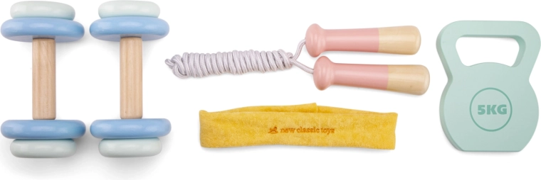 Ξύλινα βαράκια και kettlebell