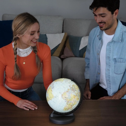 Φωτιζόμενη υδρόγειος για μάθηση και ατμόσφαιρα