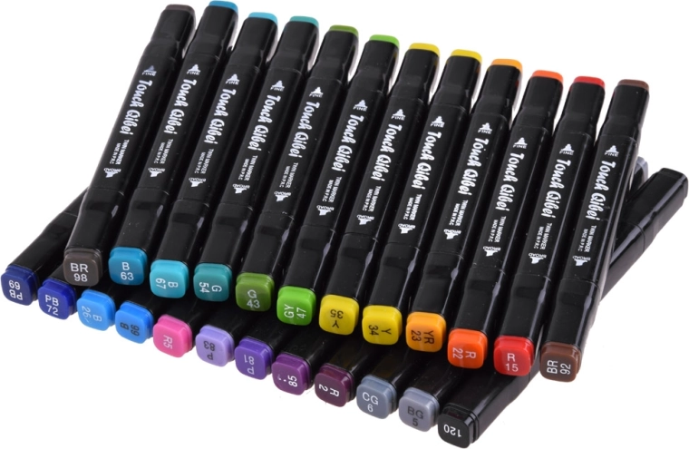 Έντονα χρώματα και ομαλή γραφή