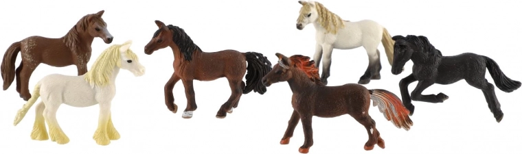 6 ρεαλιστικά αλογάκια σε μία συσκευασία