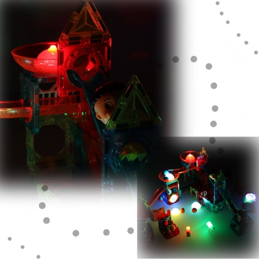 Φωτεινές μπίλιες και μπλοκ για μαγευτικό θέαμα