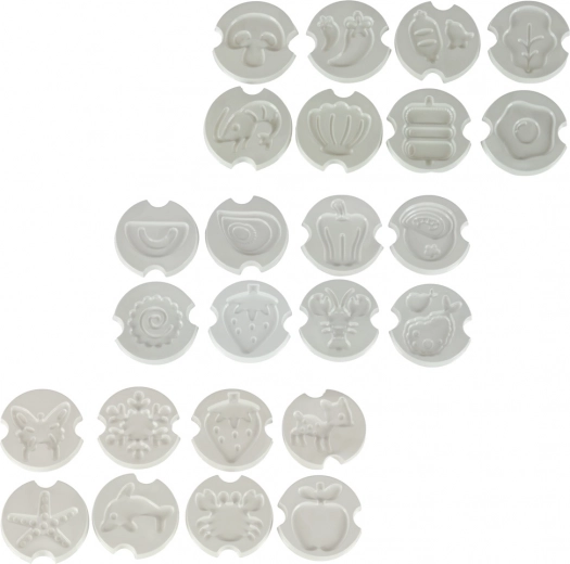 Χρωματιστά τζελ και καλούπια