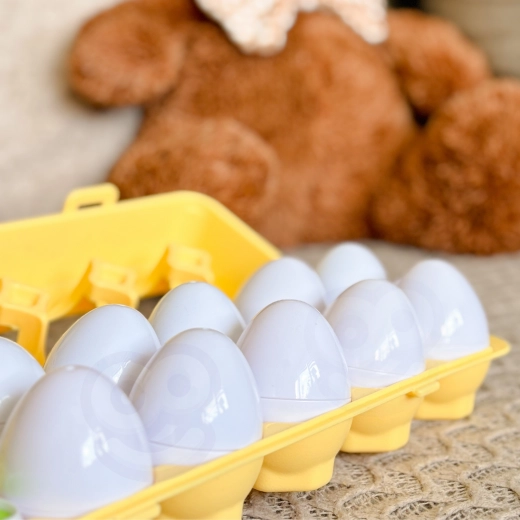 12 αυγά σε πρακτικό κουτί