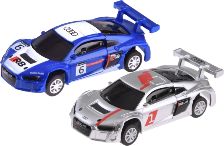 Δύο γρήγορα οχήματα σε σχεδίαση AUDI