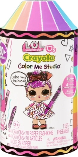 20 ρούχα για σχεδίαση + 4 κηρομπογιές CRAYOLA